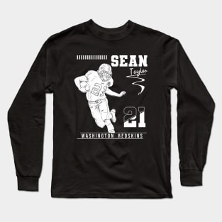 Sean taylor || White retro Long Sleeve T-Shirt